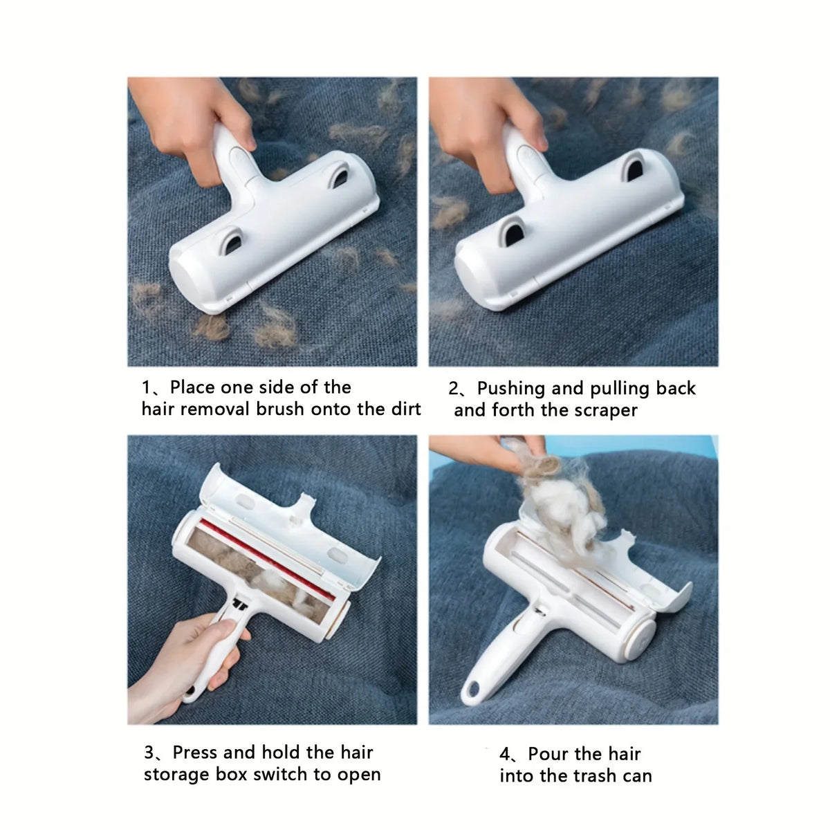 FurAway Portable Cat Hair Removal Brush